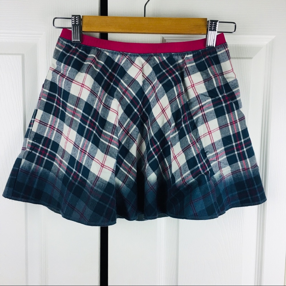 Blue Plaid Skirts